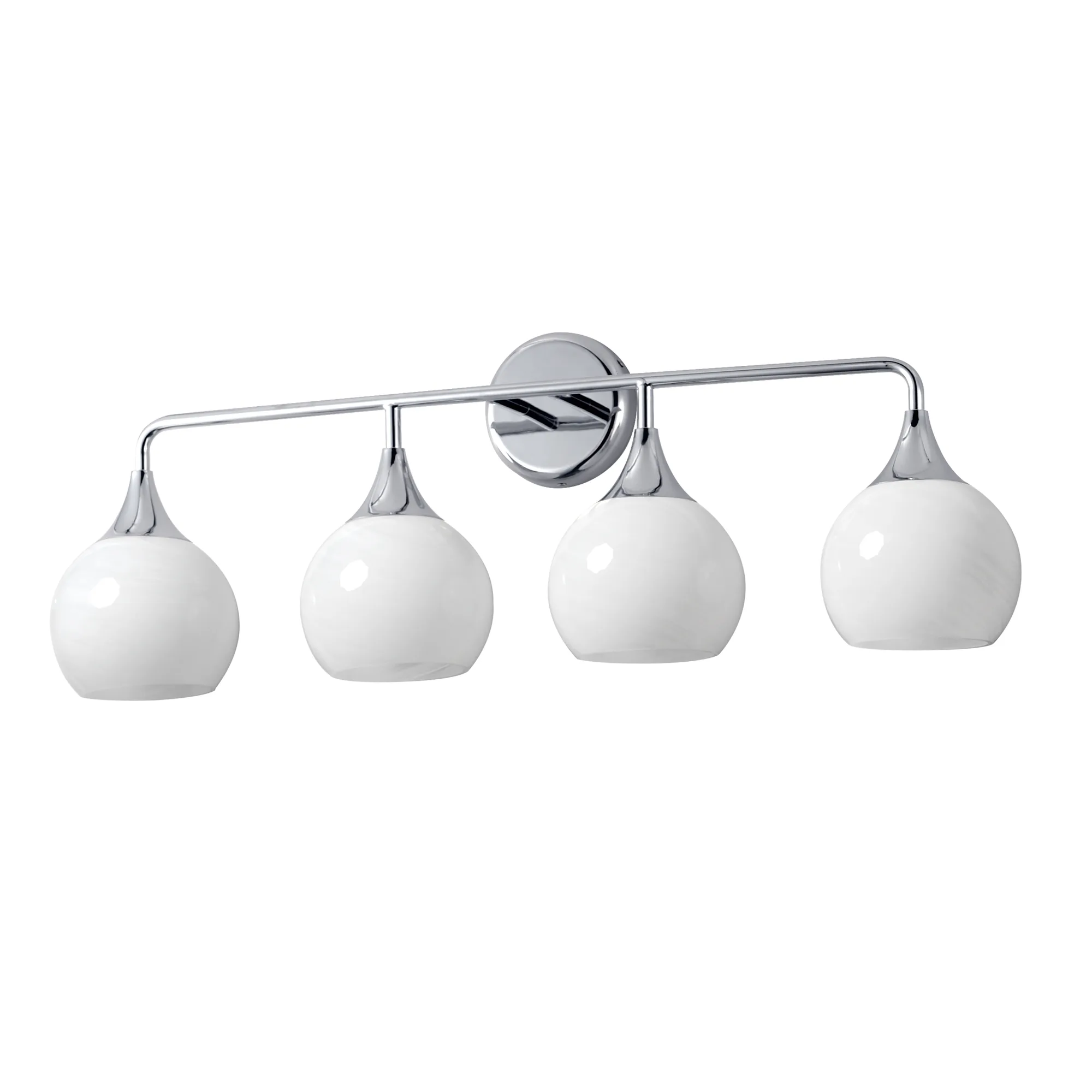 Neve Four Light Bath Vanity in Polished Chrome
