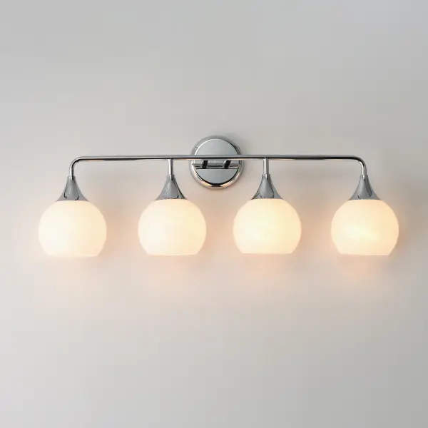 Neve Four Light Bath Vanity in Polished Chrome - Image 3