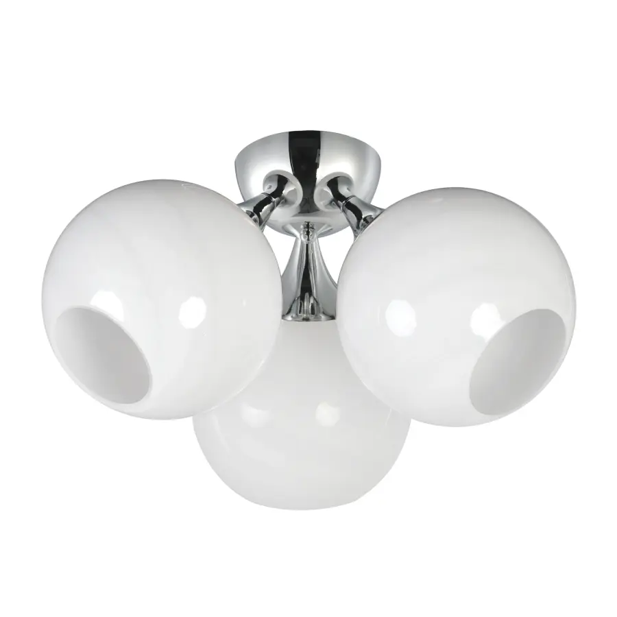 Neve Three Light Semi Flush Mount in Polished Chrome - Image 1