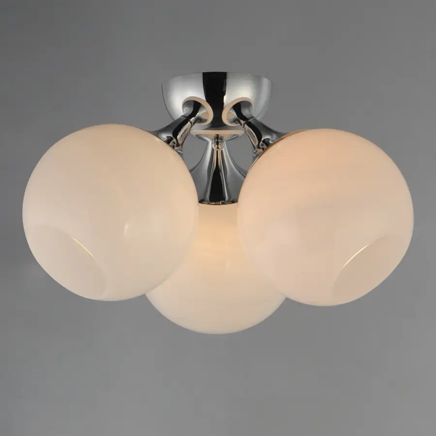 Neve Three Light Semi Flush Mount in Polished Chrome - Image 2