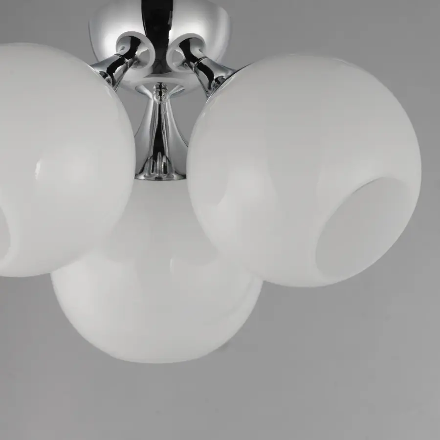 Neve Three Light Semi Flush Mount in Polished Chrome - Image 4