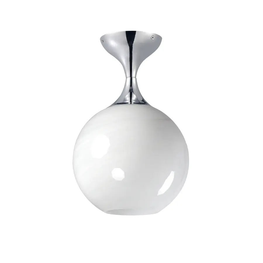 Neve One Light Flush Mount in Polished Chrome - Image 1
