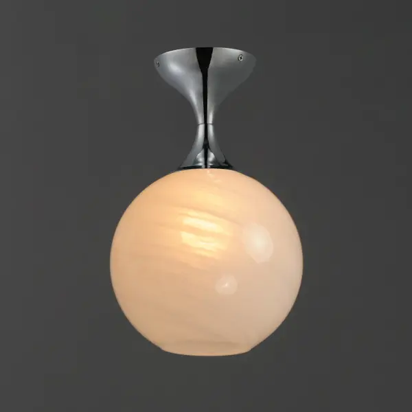 Neve One Light Flush Mount in Polished Chrome - Image 3