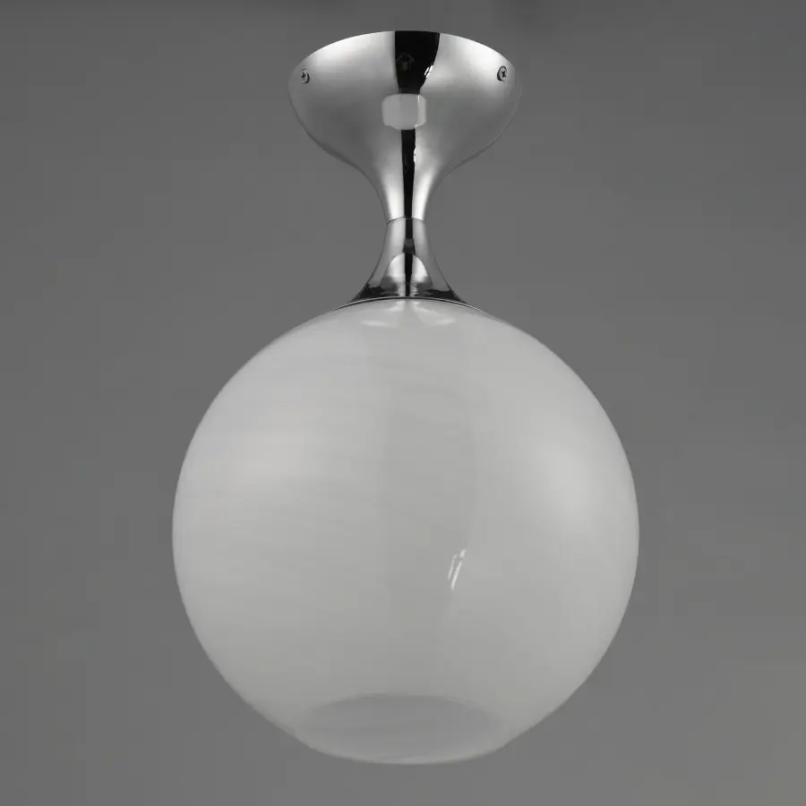 Neve One Light Flush Mount in Polished Chrome - Image 4