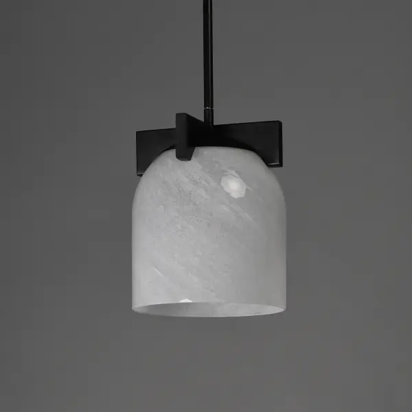 Scoop One Light Pendant in Matte Black - Image 3