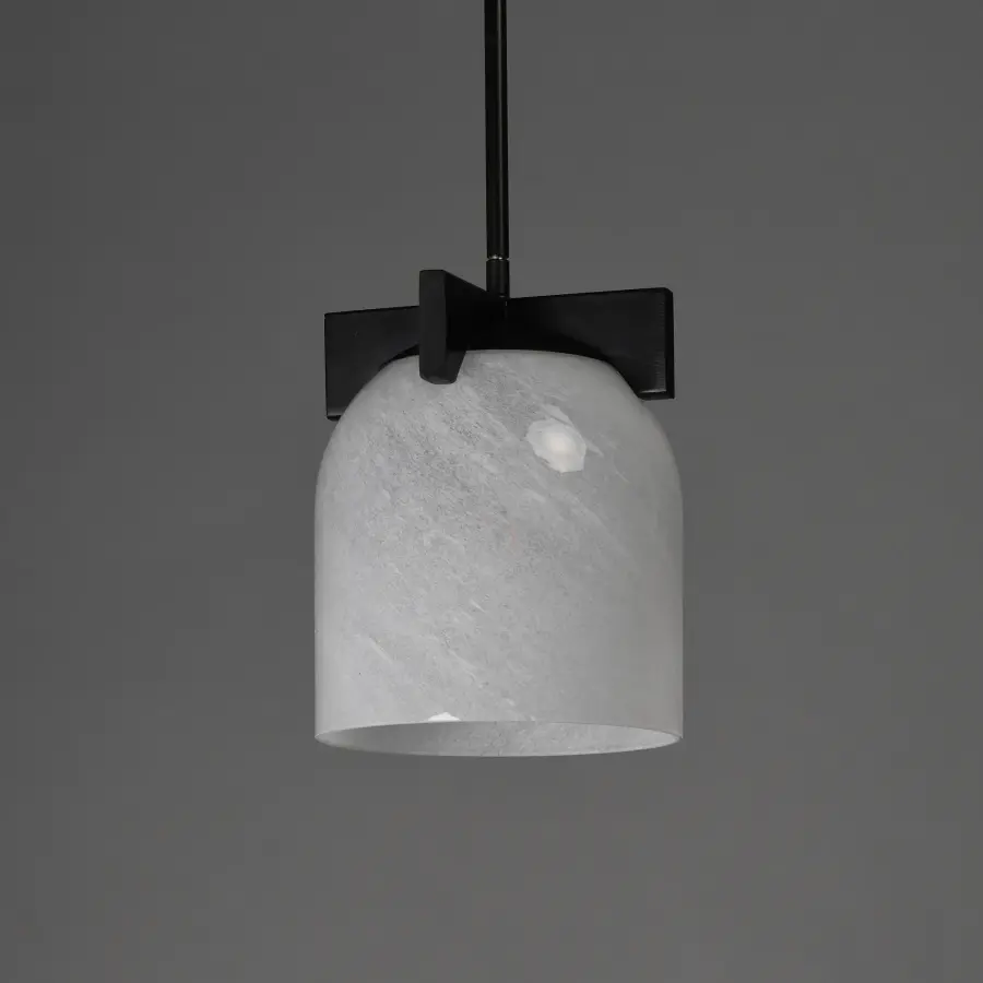 Scoop One Light Pendant in Matte Black - Image 3