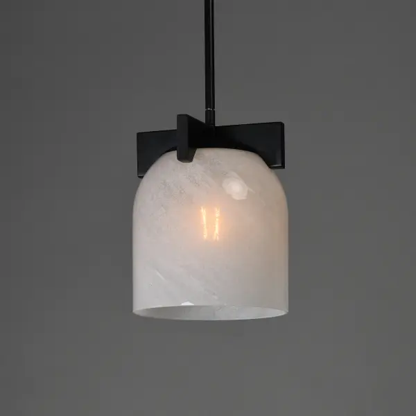 Scoop One Light Pendant in Matte Black - Image 4