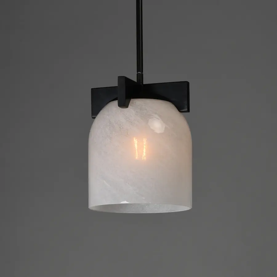 Scoop One Light Pendant in Matte Black - Image 4