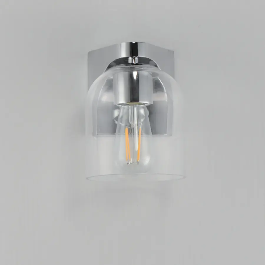 Scoop One Light Bath Vanity in Polished Chrome - Image 2
