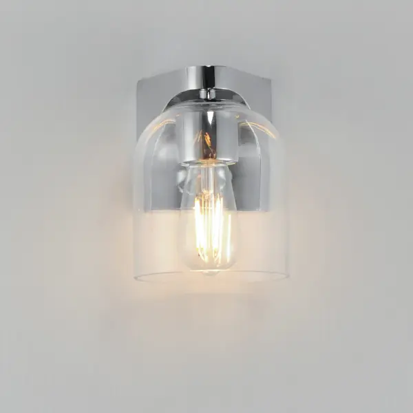 Scoop One Light Bath Vanity in Polished Chrome - Image 3