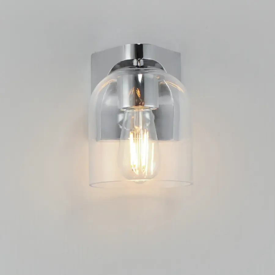 Scoop One Light Bath Vanity in Polished Chrome - Image 3