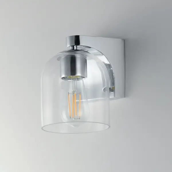 Scoop One Light Bath Vanity in Polished Chrome - Image 4