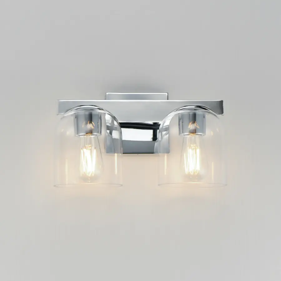 Scoop Two Light Bath Vanity in Polished Chrome - Image 3