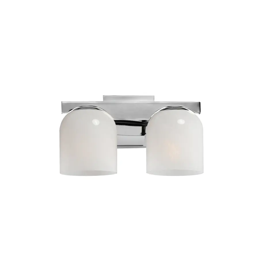 Scoop Two Light Bath Vanity in Polished Chrome - Image 1