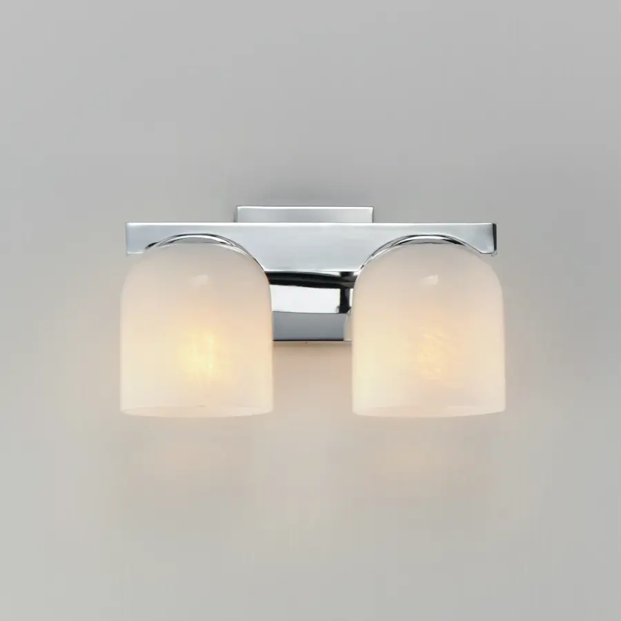 Scoop Two Light Bath Vanity in Polished Chrome - Image 3