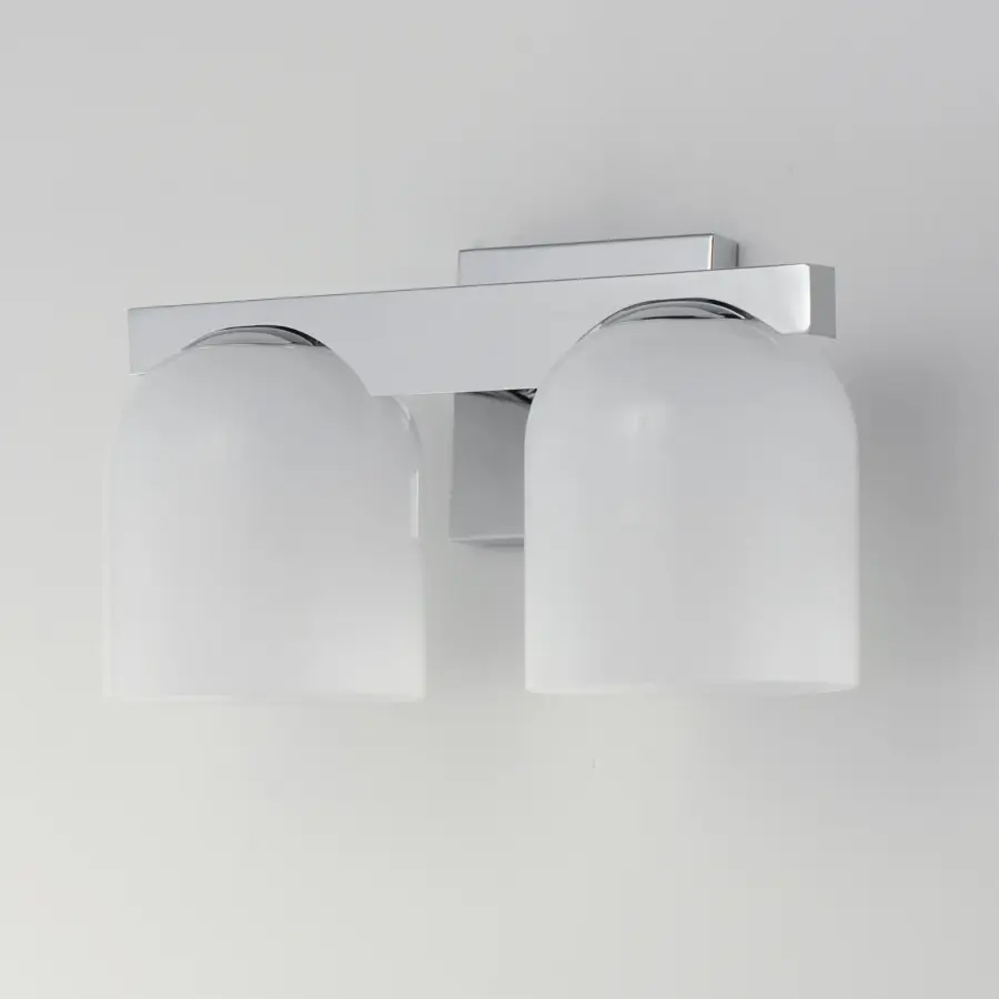 Scoop Two Light Bath Vanity in Polished Chrome - Image 4