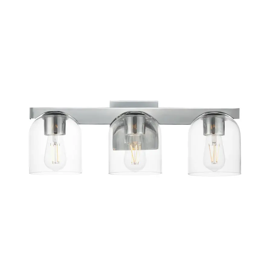 Scoop 3-Light Bath Vanity in Polished Chrome - Image 1