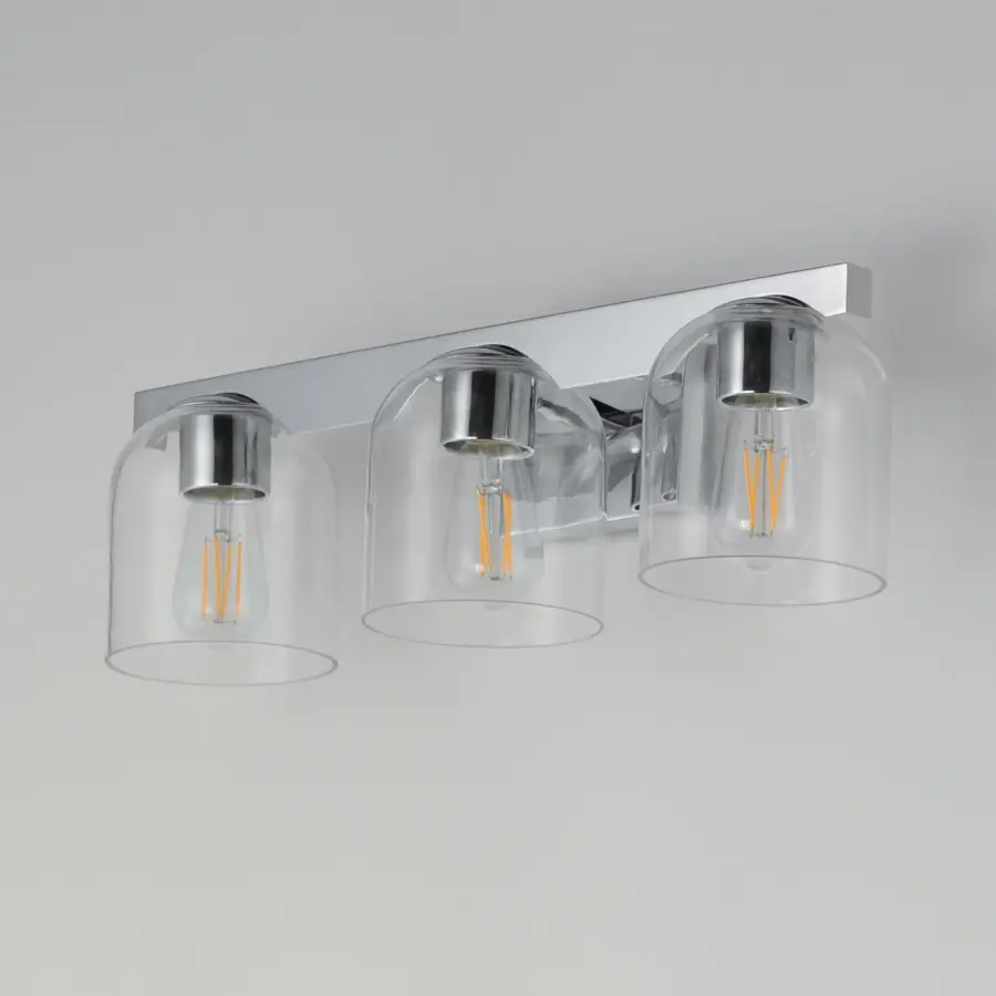 Scoop 3-Light Bath Vanity in Polished Chrome - Image 4