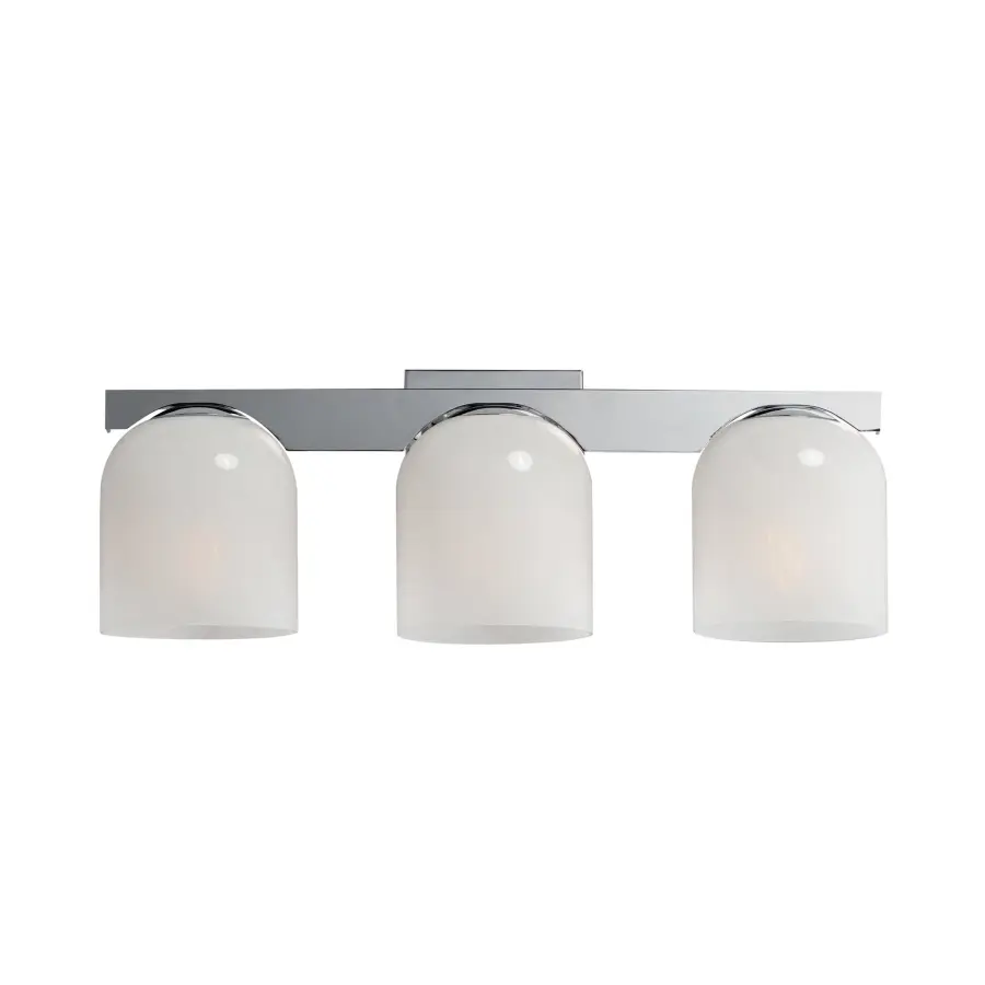 Scoop 3-Light Bath Vanity in Polished Chrome - Image 1