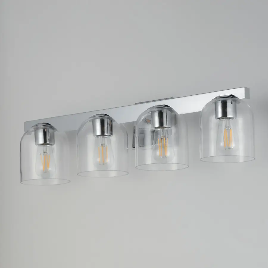 Scoop 4-Light Bath Vanity in Polished Chrome - Image 4