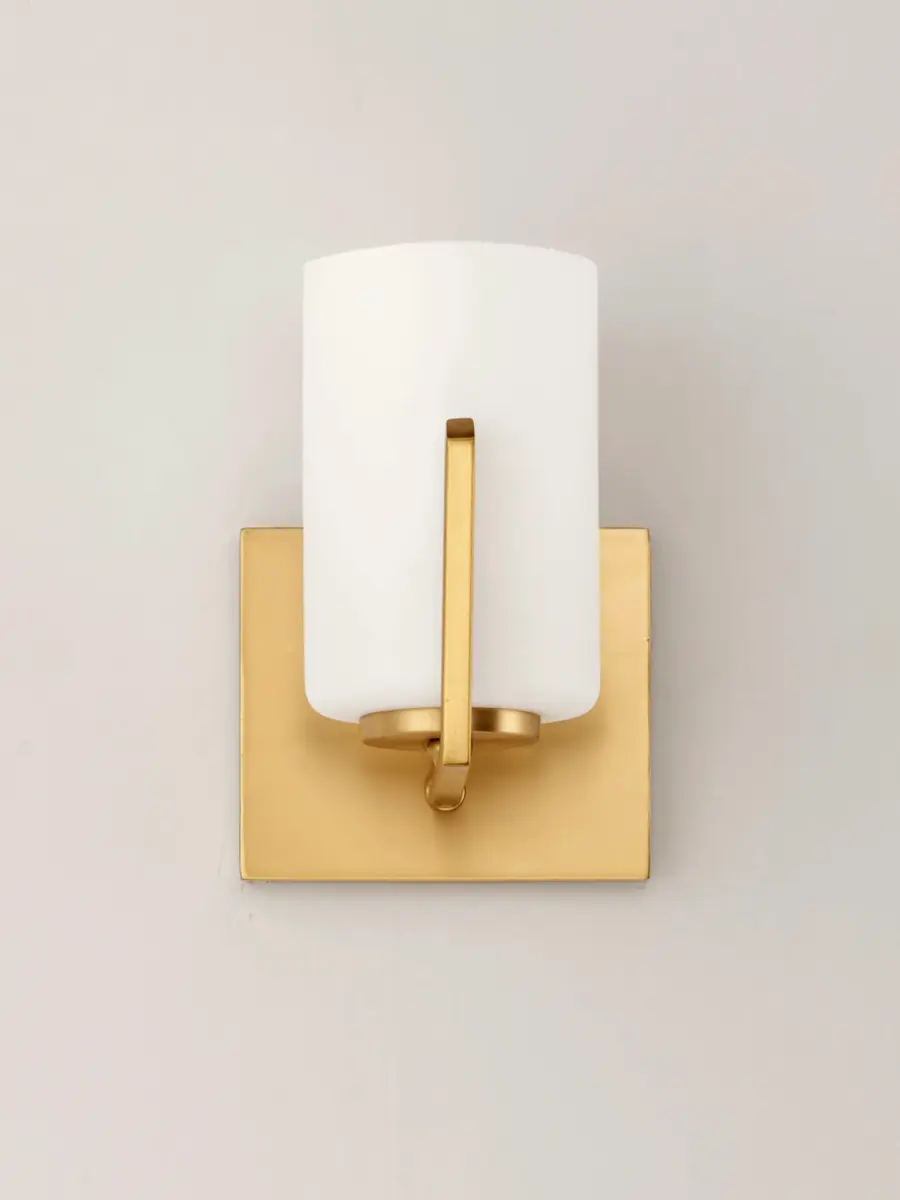Dart One Light Wall Sconce in Satin Brass - Image 2