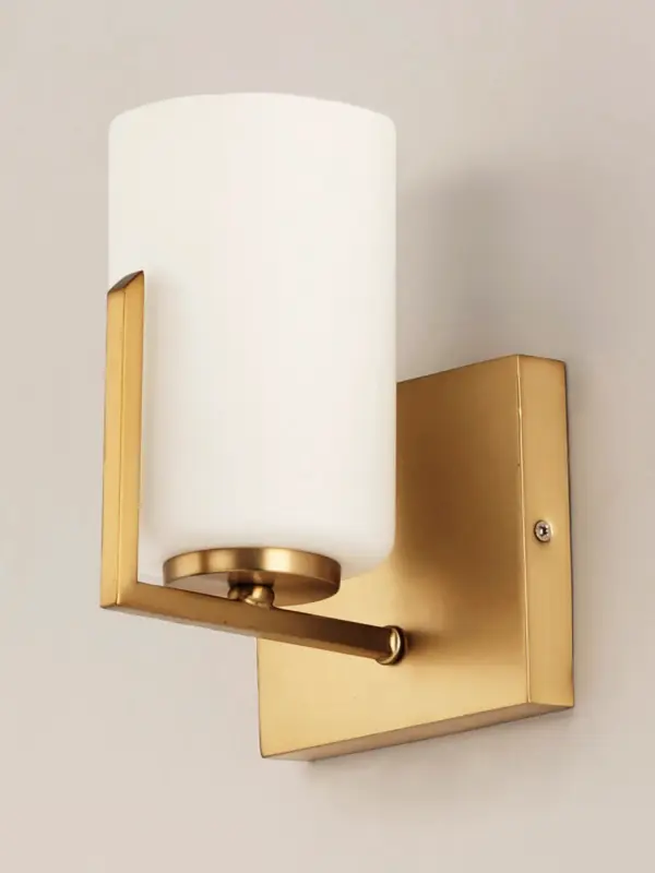 Dart One Light Wall Sconce in Satin Brass - Image 3