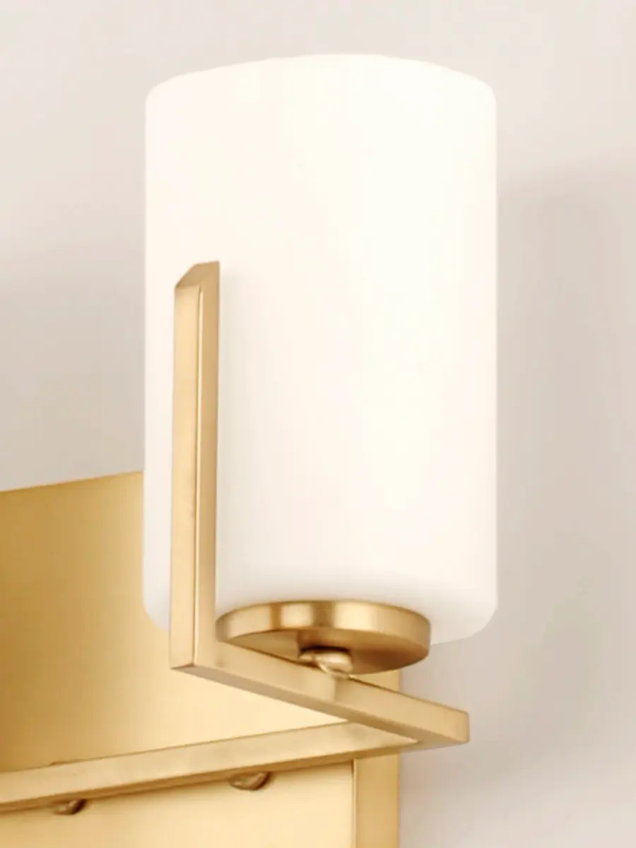 Dart Two Light Bath Vanity in Satin Brass - Image 3