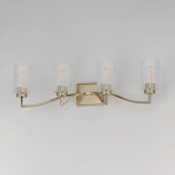 Rigata 4-Light Bath Vanity in Satin Champagne - Image 4