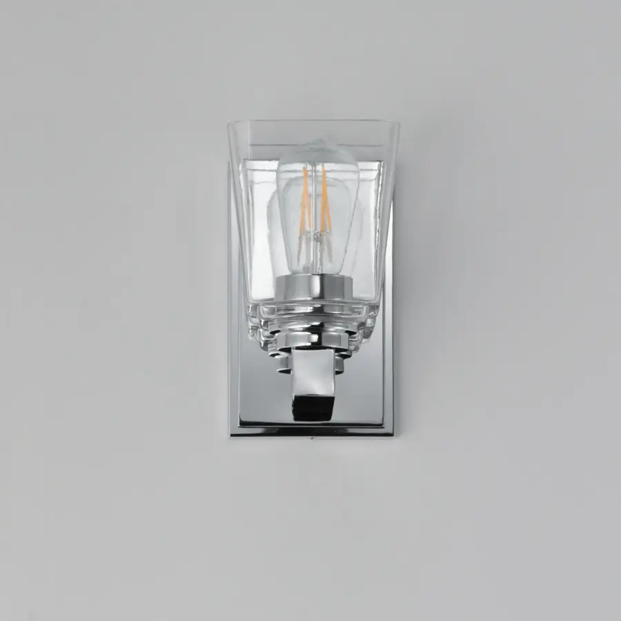Cubos One Light Wall Sconce in Polished Chrome - Image 2