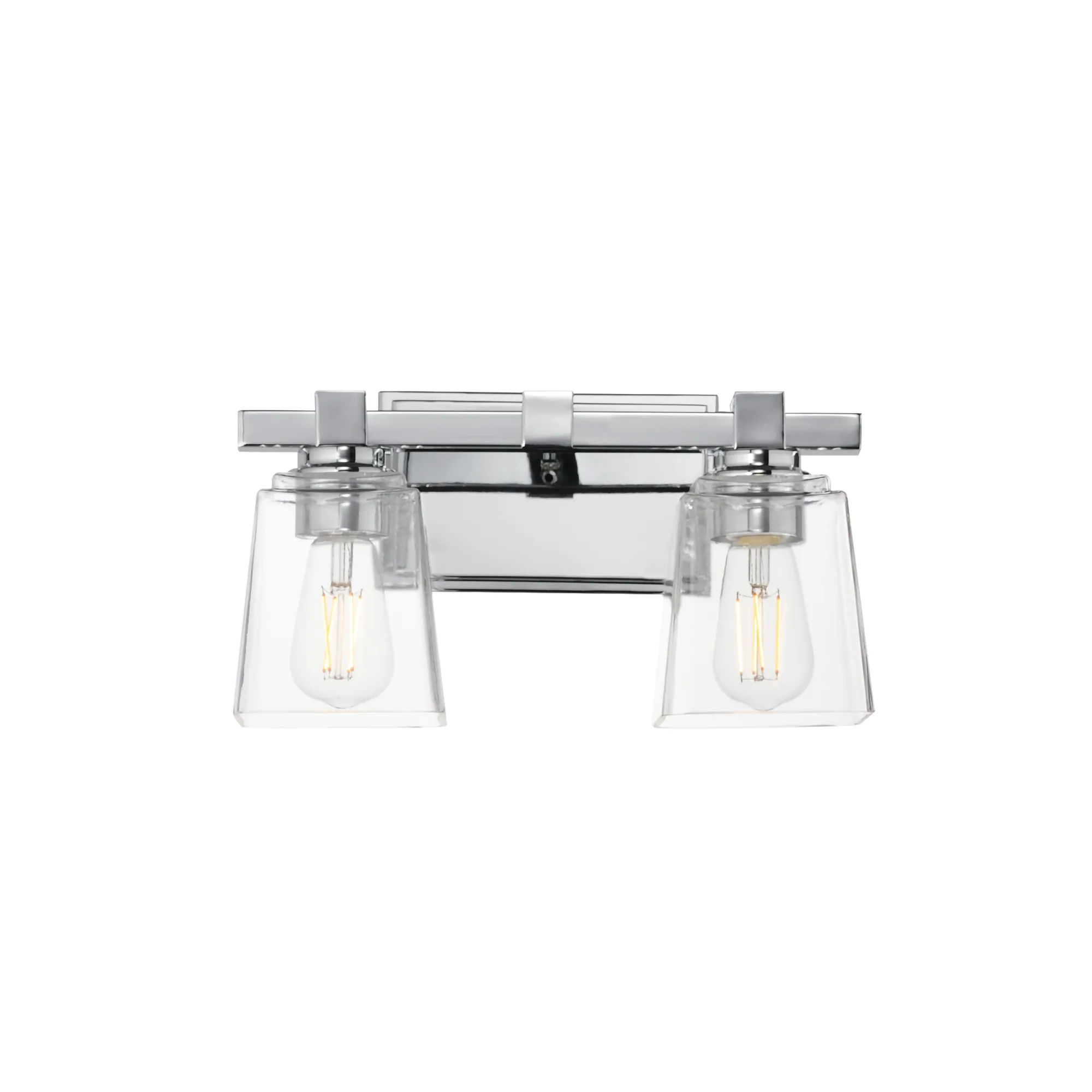Cubos Two Light Wall Sconce in Polished Chrome