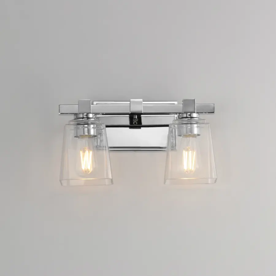Cubos Two Light Wall Sconce in Polished Chrome - Image 3