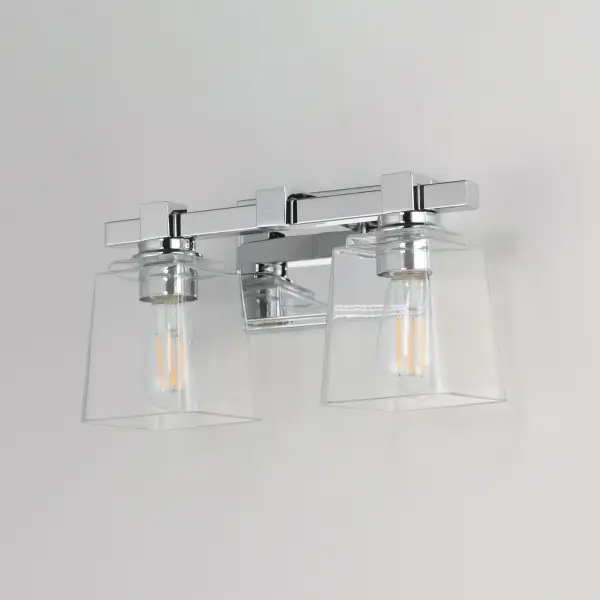 Cubos Two Light Wall Sconce in Polished Chrome - Image 4