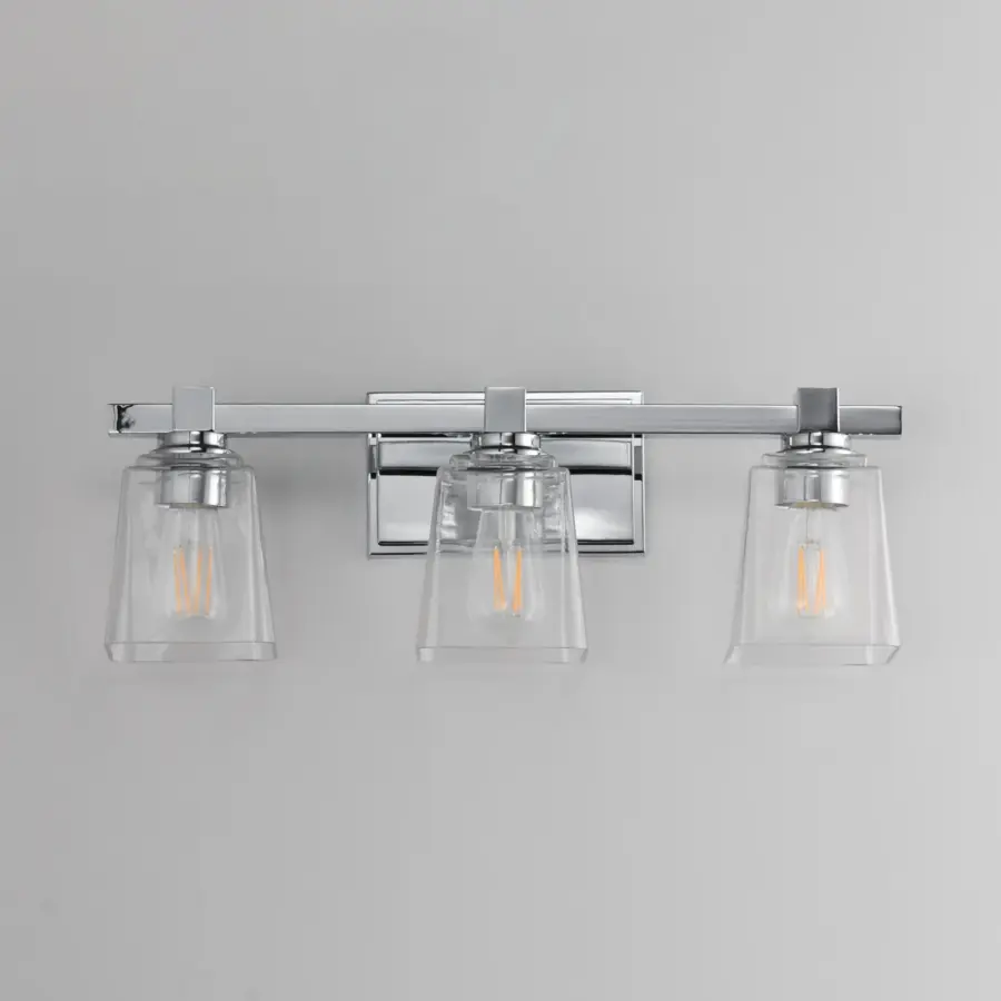 Cubos 3-Light Bath Vanity in Polished Chrome - Image 2