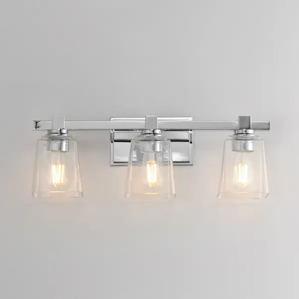 Cubos 3-Light Bath Vanity in Polished Chrome - Image 3