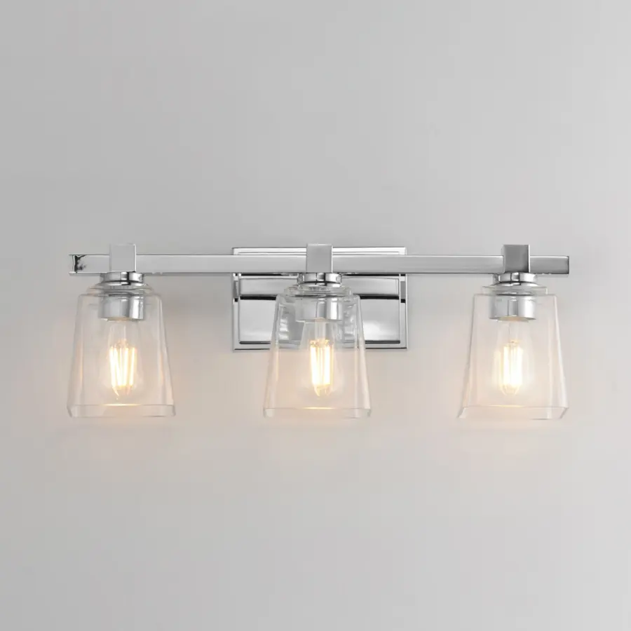 Cubos 3-Light Bath Vanity in Polished Chrome - Image 3
