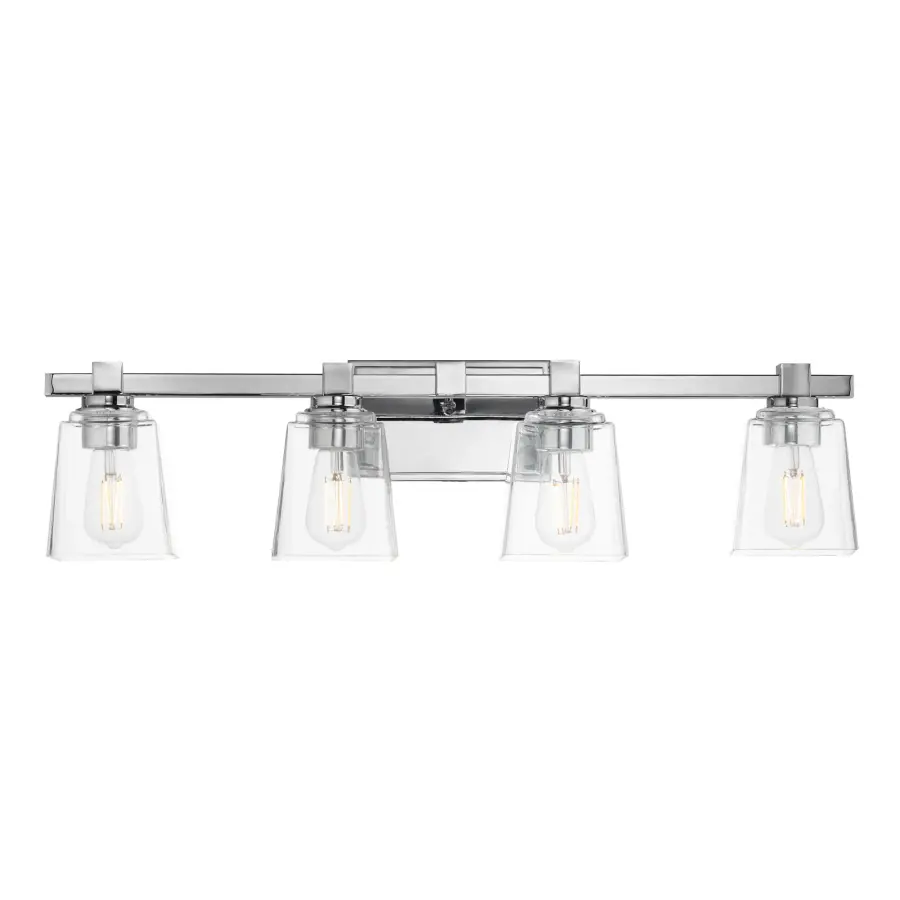 Cubos 4-Light Bath Vanity in Polished Chrome - Image 1