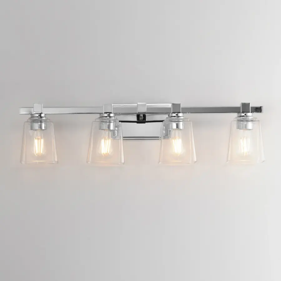 Cubos 4-Light Bath Vanity in Polished Chrome - Image 3