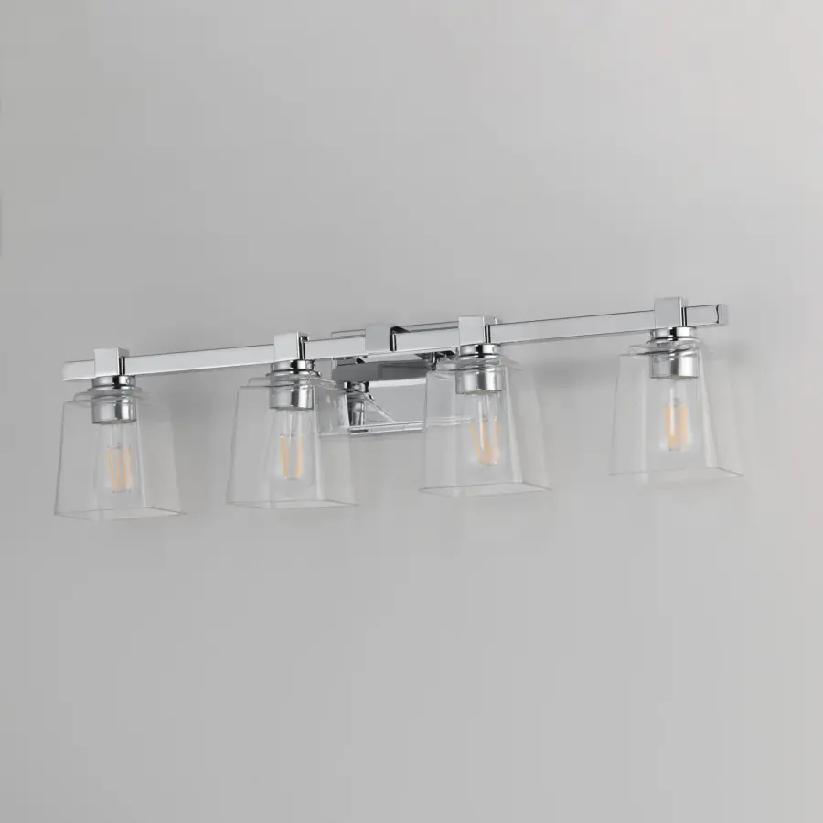 Cubos 4-Light Bath Vanity in Polished Chrome - Image 4