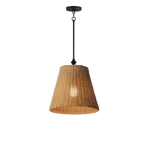 Baja One Light Pendant in Dark Bronze