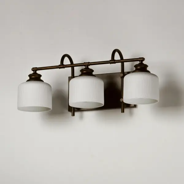 Bisque 3-Light Bath Vanity in Oil Rubbed Bronze - Image 4