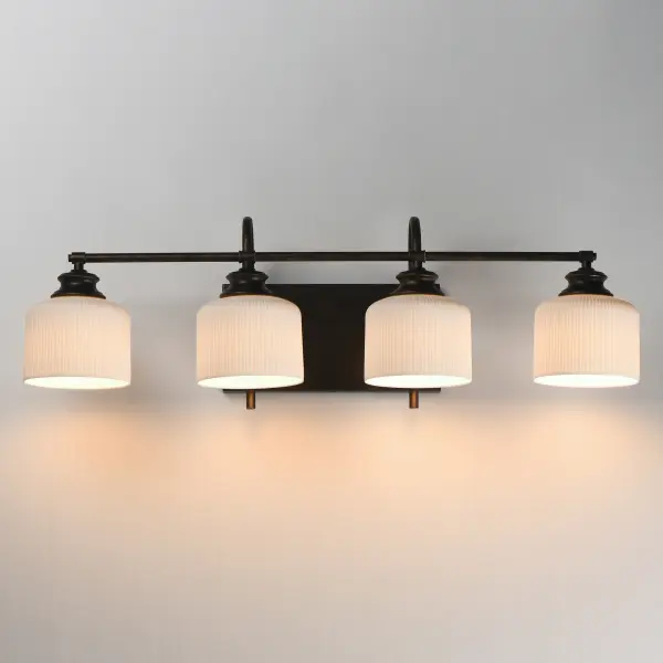 Bisque 4-Light Bath Vanity in Oil Rubbed Bronze - Image 3