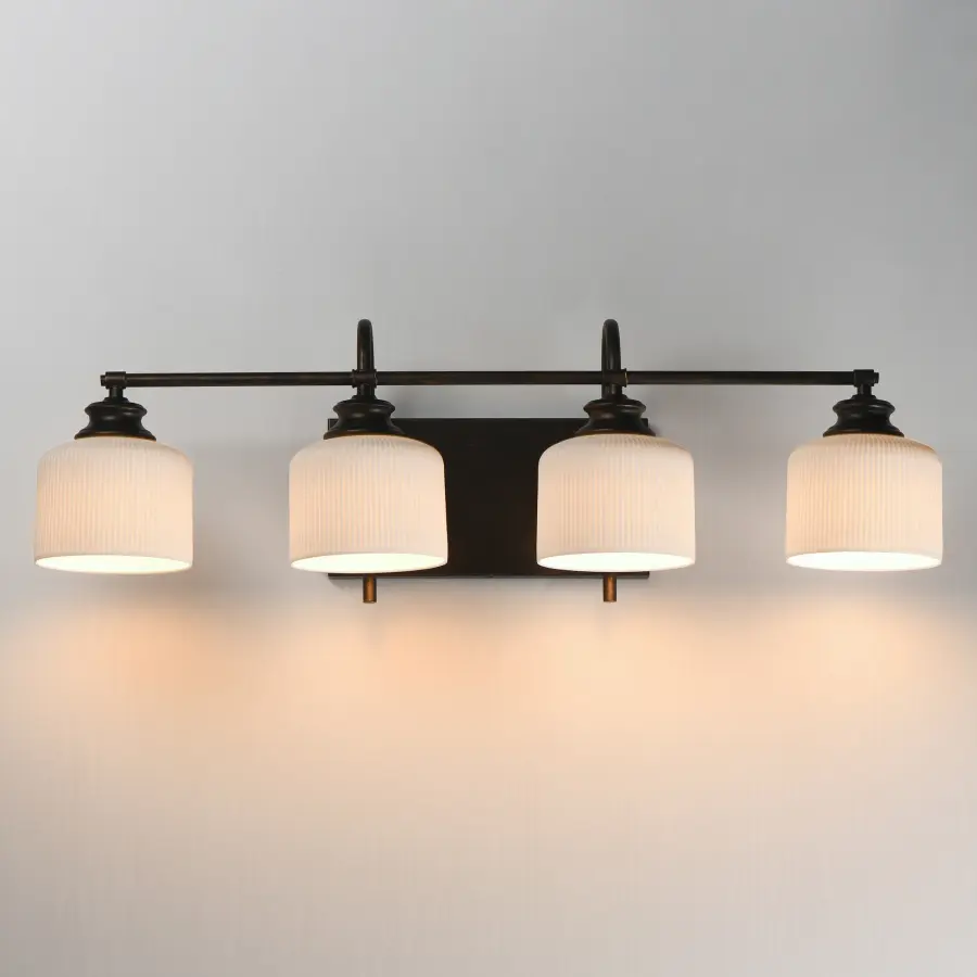 Bisque 4-Light Bath Vanity in Oil Rubbed Bronze - Image 3