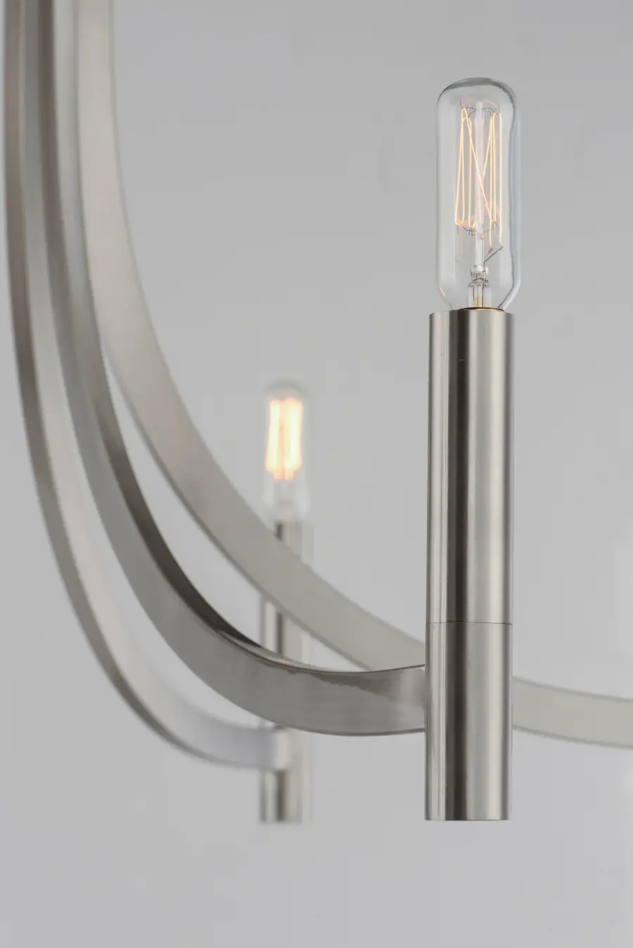 Lyndon 6-Light Chandelier in Satin Nickel - Image 3