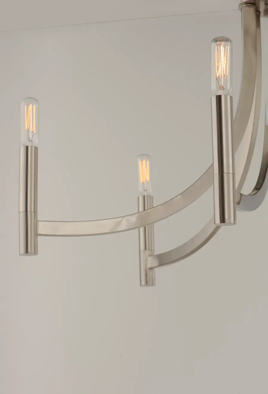 Lyndon 6-Light Chandelier in Satin Nickel - Image 4