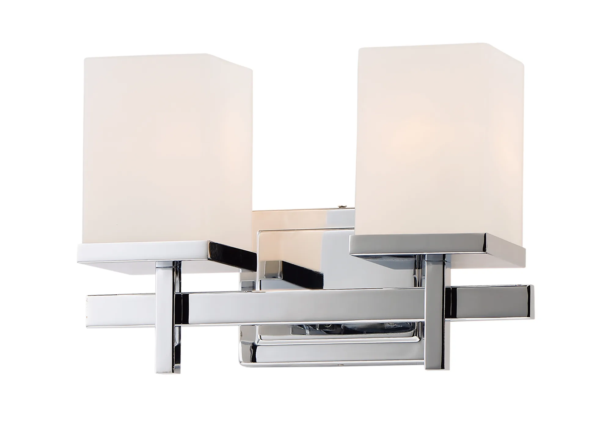 Tetra Two Light Bath Vanity in Polished Chrome