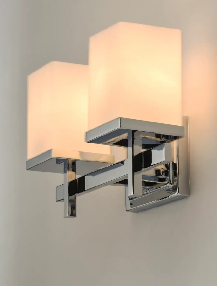 Tetra 2-Light Bath Vanity in Polished Chrome - Image 3