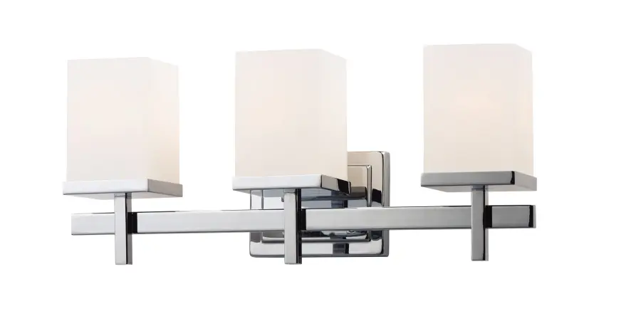 Tetra 3-Light Bath Vanity in Polished Chrome - Image 1