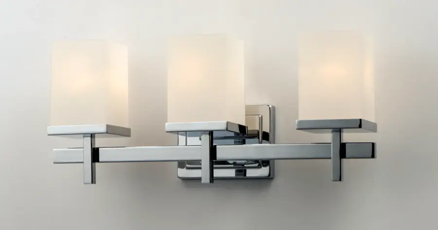 Tetra 3-Light Bath Vanity in Polished Chrome - Image 2