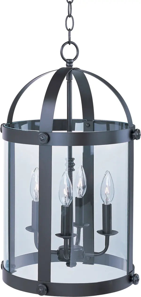 Stately as old southern mansions, the Tara collection of entry lanterns is available in choice of Oil Rubbed Bronze or a more contemporary Satin Nickel. Curved Clear glass panels add authentic accents to these timeless fixtures.