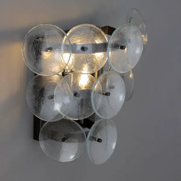 Loren Three Light Wall Sconce in Gunmetal - Image 3